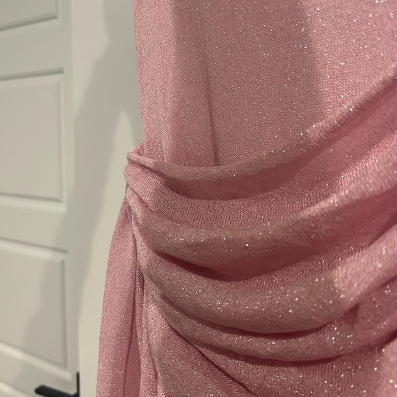 Meshki Strapless Pink Gown - Picture 3 of 4